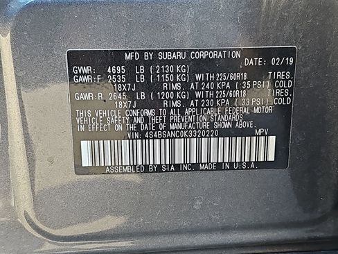 Used 2019 Subaru Outback 2.5i Limited image 16