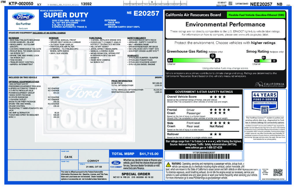 Used 2022 Ford F250 XL w/ Power Equipment Group AWD/4WD image 26
