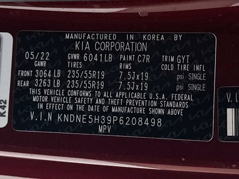 Certified 2023 Kia Carnival SX Prestige FWD image 43