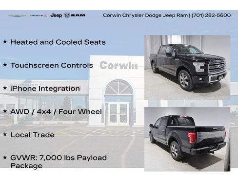 Used 2017 Ford F150 Limited AWD/4WD image 8