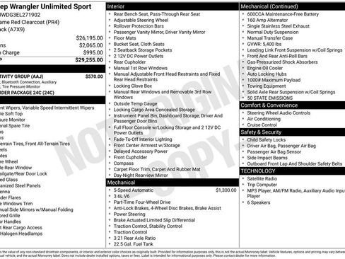 Used 2014 Jeep Wrangler Unlimited Sport w/ Connectivity Group AWD/4WD image 15