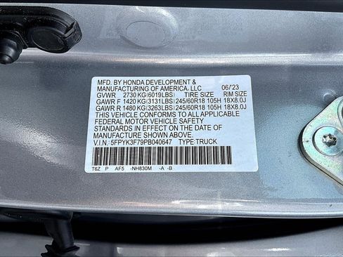 Used 2023 Honda Ridgeline RTL-E image 20