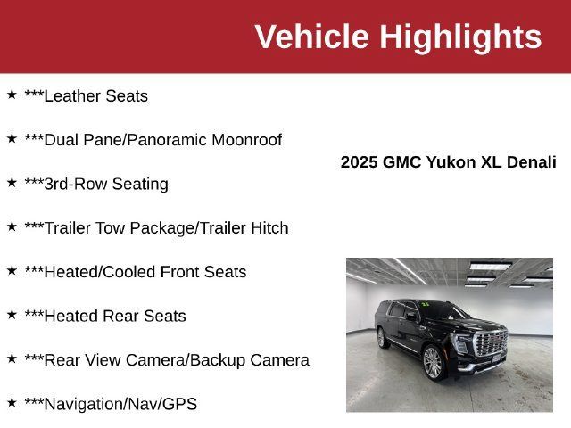 Used 2025 GMC Yukon XL Denali w/ Denali Reserve Package AWD/4WD image 10