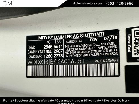 Used 2019 Mercedes-Benz S 63 AMG 4MATIC Coupe w/ Carbon Fiber Exterior Package image 47