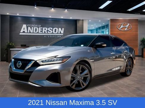 Used 2021 Nissan Maxima 3.5 SV w/ Floor Mat Group FWD image 1