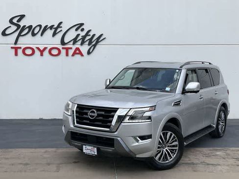 Used 2023 Nissan Armada SL w/ Captain's Chairs Package RWD image 1