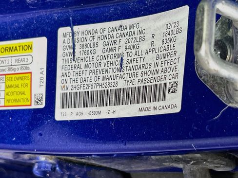 Used 2023 Honda Civic Sport image 29