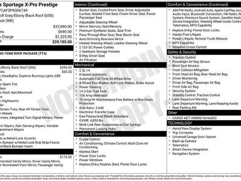 Used 2023 Kia Sportage X-Pro Prestige AWD/4WD image 15
