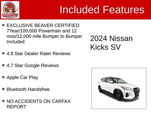Used 2024 Nissan Kicks SV FWD image 4