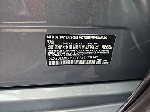 New 2026 BMW X7 xDrive40i w/ M Sport Package image 37