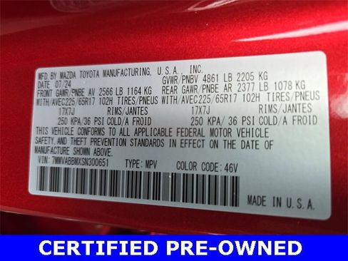 Certified 2025 MAZDA CX-50 AWD 2.5 S w/ Weather Package image 36