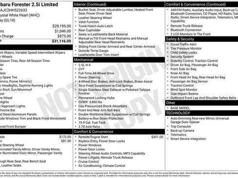 Used 2017 Subaru Forester 2.5i Limited image 9