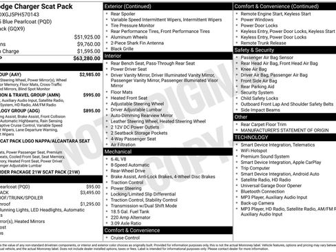 Used 2023 Dodge Charger Scat Pack w/ Plus Group RWD image 3