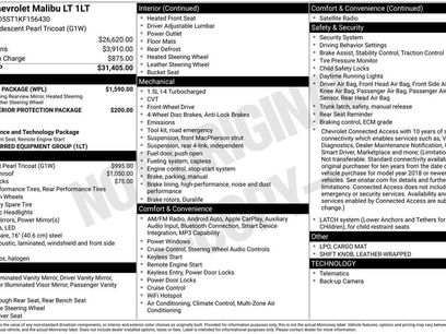 Used 2019 Chevrolet Malibu LT w/ Leather Package