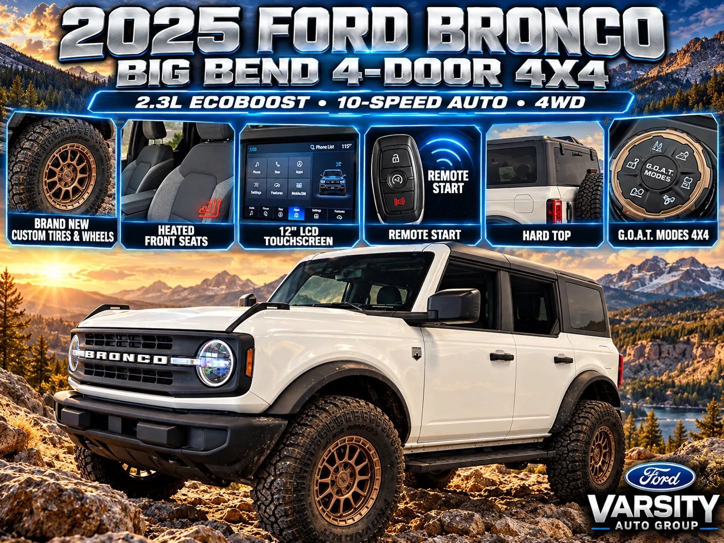 Used 2025 Ford Bronco Big Bend AWD/4WD image 1