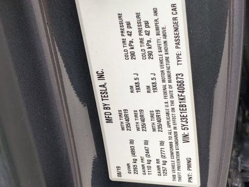 Used 2019 Tesla Model 3 Performance AWD/4WD image 25
