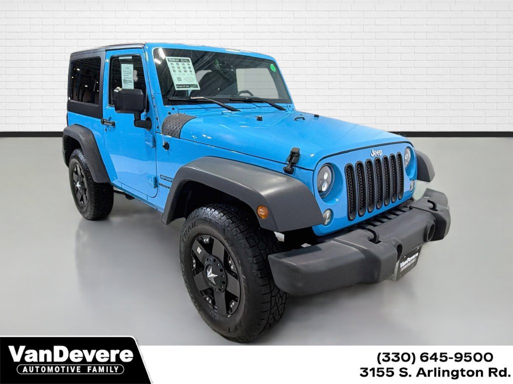 Used 2017 Jeep Wrangler Sport w/ Quick Order Package 24S AWD/4WD image 1