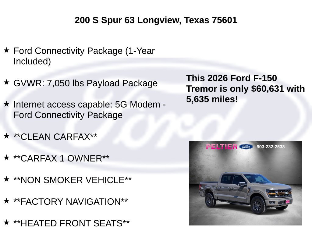 Used 2026 Ford F150 Tremor AWD/4WD image 10