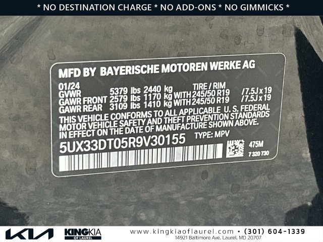 Used 2024 BMW X4 xDrive30i w/ Parking Assistance Package AWD/4WD image 31