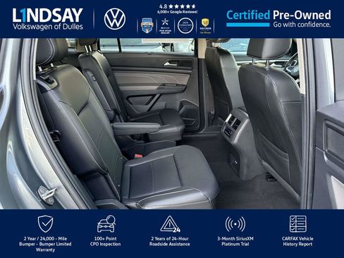 Certified 2022 Volkswagen Atlas SE w/ Black Wheel Package image 13