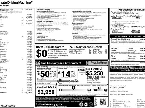 Used 2025 BMW M5 w/ Carbon Package image 74