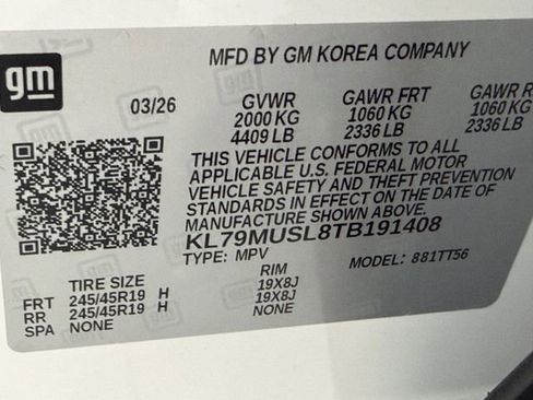 New 2026 Chevrolet TrailBlazer RS w/ Convenience Package AWD/4WD image 23