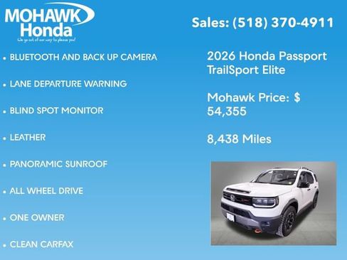 New 2026 Honda Passport TrailSport Elite image 8