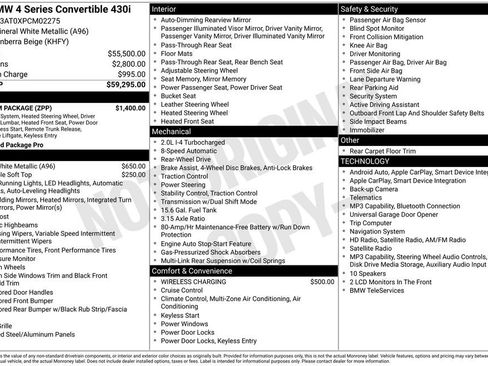 Used 2023 BMW 430i Convertible w/ Premium Package RWD image 5