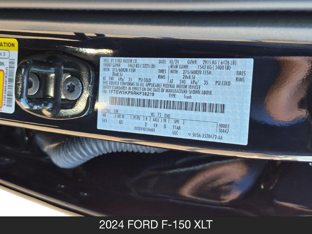 Used 2024 Ford F150 XLT w/ Equipment Group 302A MID RWD image 25