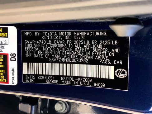 Used 2020 Lexus ES 350 Ultra Luxury image 35