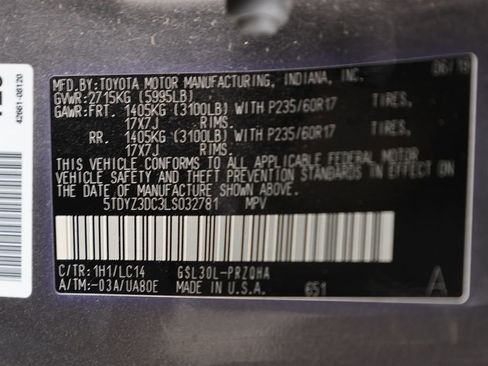 Used 2020 Toyota Sienna XLE image 16