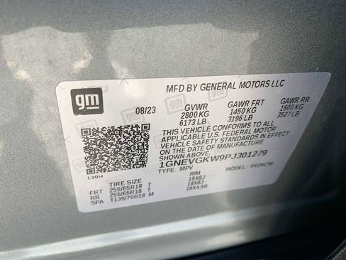 Certified 2023 Chevrolet Traverse LT w/ Midnight/Sport Edition AWD/4WD image 32