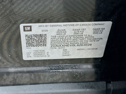 Used 2020 Chevrolet Equinox LS FWD image 12