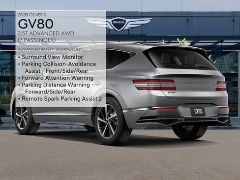 New 2026 Genesis GV80 2.5T Advanced AWD/4WD image 7