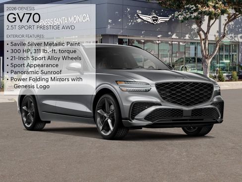 New 2026 Genesis GV70 2.5T Sport Prestige AWD/4WD image 3