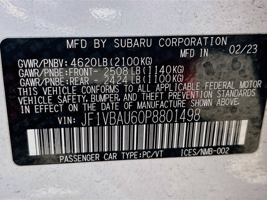 Used 2023 Subaru WRX GT AWD/4WD image 34