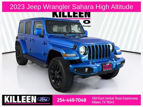 Used 2023 Jeep Wrangler Unlimited Sahara AWD/4WD image 1