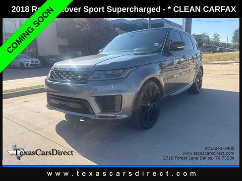 Used 2018 Land Rover Range Rover Sport Supercharged AWD/4WD image 1