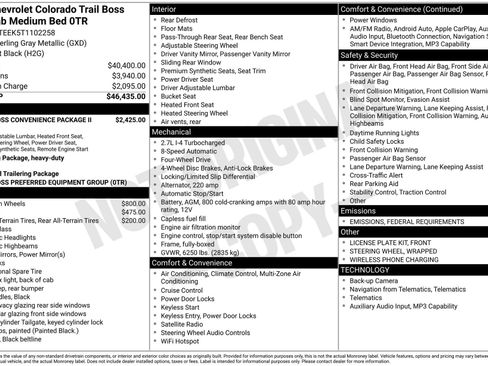 New 2026 Chevrolet Colorado Trail Boss image 3