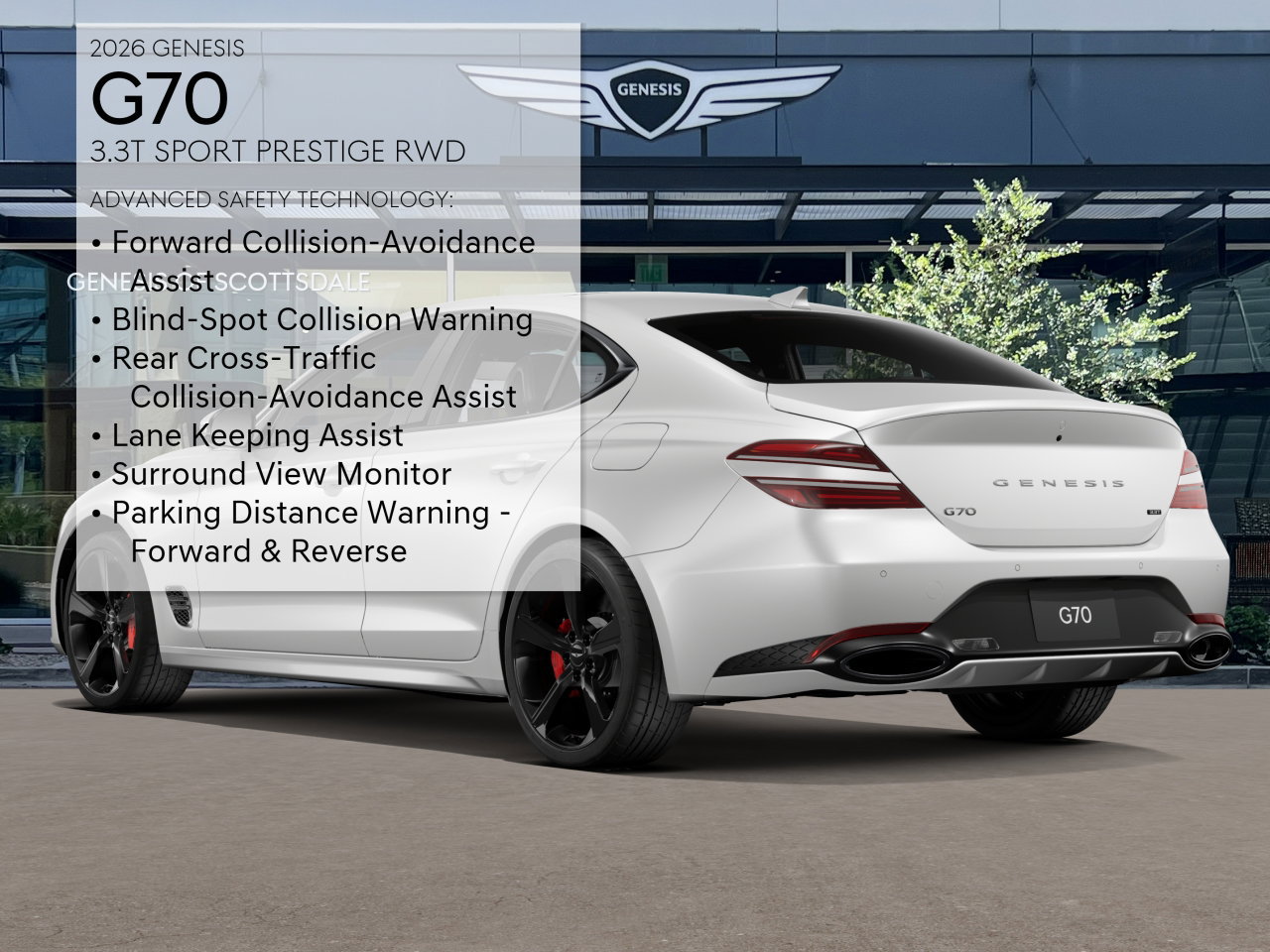 New 2026 Genesis G70 3.3T Sport Prestige RWD image 7