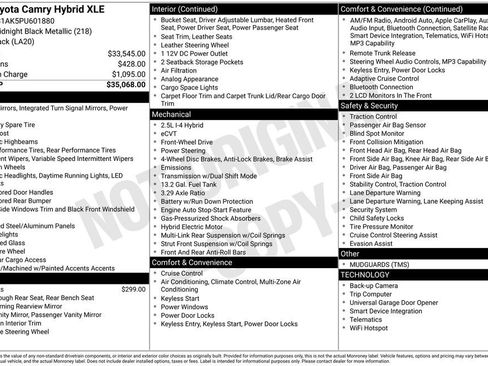 Used 2023 Toyota Camry XLE FWD image 11