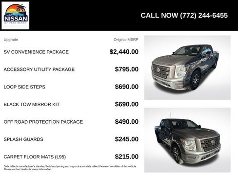 Used 2021 Nissan Titan SV w/ SV Convenience Package AWD/4WD image 4