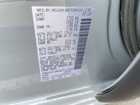 Used 2024 Nissan Frontier Pro-X w/ Technology Package RWD image 28