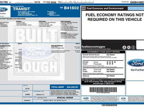 Used 2016 Ford Transit 150 130 Low Roof RWD image 19