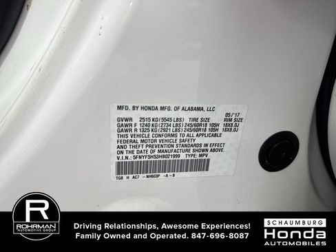 Used 2017 Honda Pilot EX-L image 40