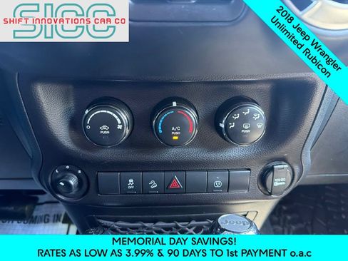 Used 2018 Jeep Wrangler Unlimited Rubicon w/ Connectivity Group AWD/4WD image 22