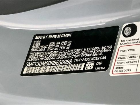 Used 2024 BMW M2 w/ Carbon Package RWD image 12