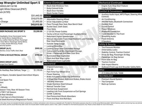 Used 2018 Jeep Wrangler Unlimited Sport S image 18