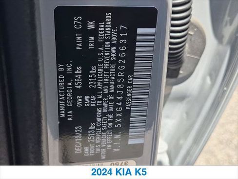 Used 2024 Kia K5 GT w/ GT1 Package FWD image 27