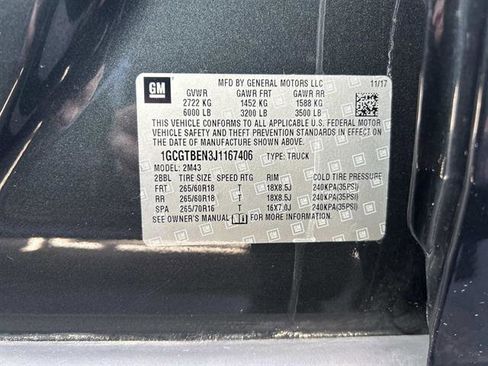 Used 2018 Chevrolet Colorado W/T w/ Custom Special Edition image 32